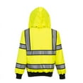 thumbnail image 2 of Portwest UH449 Hi-Vis Reversible Workwear Bomber Jacket Yellow/Black, Small, 2 of 2