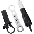 thumbnail image 1 of Adaptateur de Pistolet Rivetteur Électrique Adaptateur de Perceuse Riveteur Outil avec Diamètre Tête Rivet et Clé à Molette Noire, 1 of 5