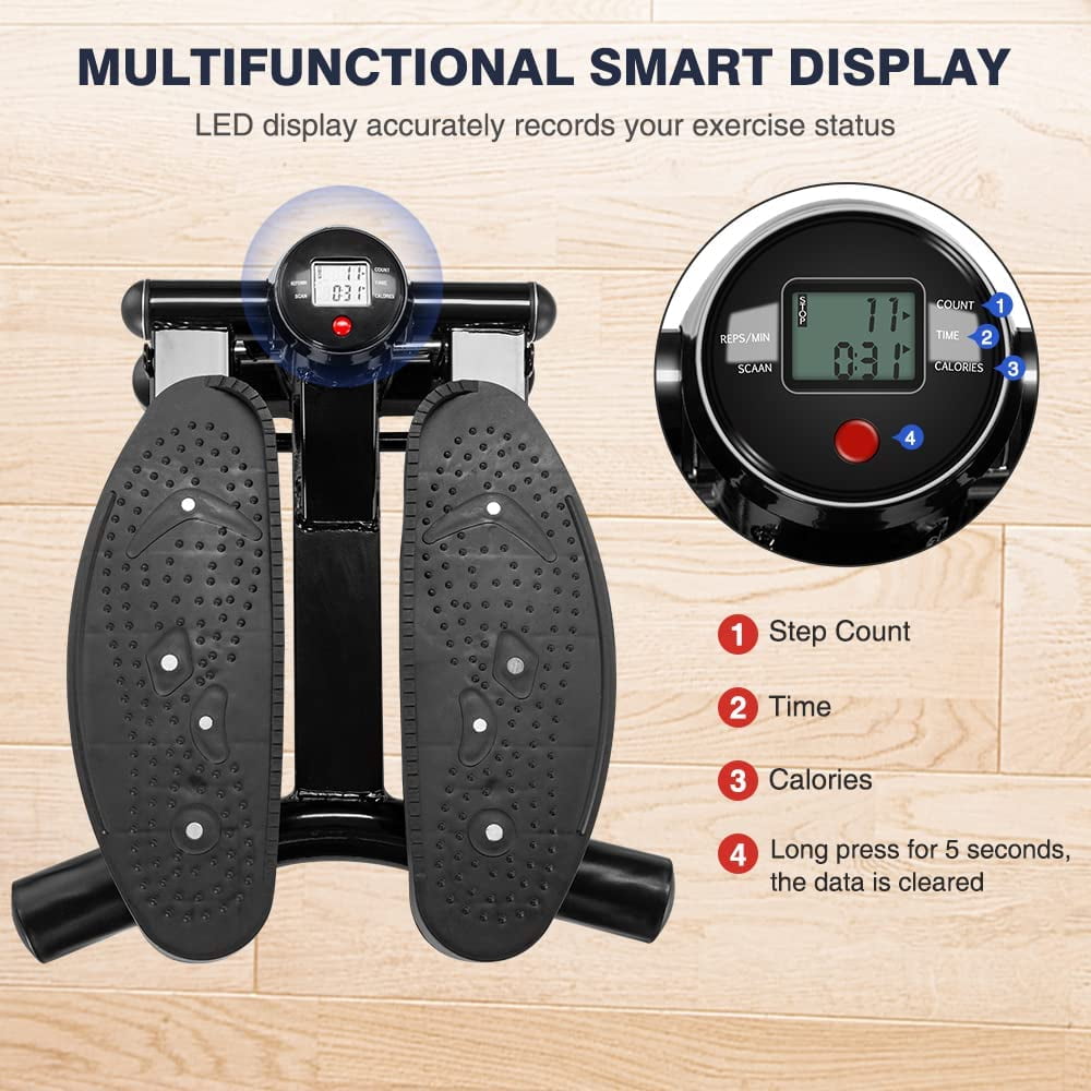 Buy ZaoLinQi Mini Exercise Stepper 330lb, Stair Steppers with Display