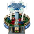 thumbnail image 7 of Northlight LED Lighted Animated and Musical Carnival Ride Christmas Village Display - 12", 7 of 7