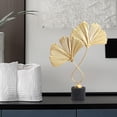 thumbnail image 2 of Habitación creativa con modelo de hoja de albaricoque en plata y oro, luz de lujo para dormitorio, mueble de TV moderno, entrada, decoración del hogar, 2 of 5