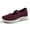 Dark Red, variant on Women's Lightweight Walking Sneakers Casual Slip On Flats Tennis Athletic Running Fashion Sport Shoes for Girls