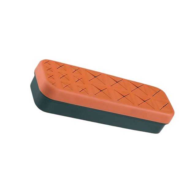 Advancent Caja de almacenamiento de lápices labiales, soporte cosmético de rejilla múltiple de plástico, cepillo de brillo de labios para Almacenamiento y organización del hogar naranja verde