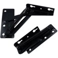 thumbnail image 3 of 2025 2pcs 80 degree foldable lifter bracket, black spring hinges are widely used in sofa hinge lifters, furniture storage bracket hinges, 3 of 5