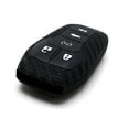 thumbnail image 7 of Carbon Twill-Weave Pattern Soft Silicone Key Fob Cover For Ford or Lincoln 4/5-Button Intelligent Access Key, 7 of 7