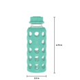 thumbnail image 4 of Botella de vidrio Lifefactory 266 ml con funda de silicona color kale, 4 of 5