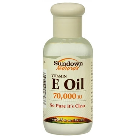 Sundown Naturals Huile de vitamine E 2,50 oz (Pack de 6)