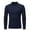 Navy, variant on Juebong Men's Cowl Neck Long Sleeves Dressy Stretch Slim Basic Shirt To Wear With Leggings Top,White,XL