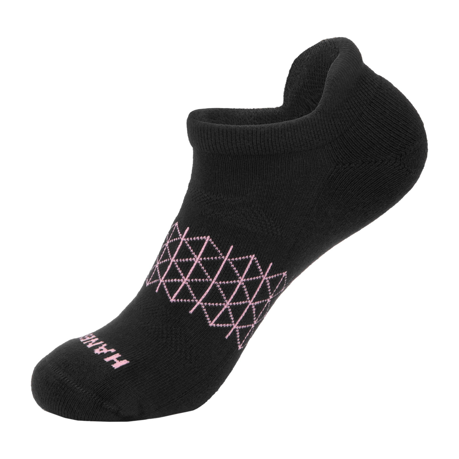 Hanes Womens Absolute Comfort No-Show Socks w/ Heel Shield, 4-Pack, Size 5-9