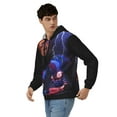 thumbnail image 4 of Saiise Chucky Bf Mens Zip Up Hoodie Long Sleeve Full-zip Hooded Sweatshirt Pullover With Kangaroo Pocket S-3XL, 4 of 6