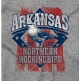 thumbnail image 2 of Arkansas AR Official State Bird Cool Men's Graphic T Shirt Tees Brisco Brands X, 2 of 4