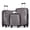 A-Iron Gray, variant on Gowill 3 Piece Hardside Luggage Set 27/23/19 inch Hardshell Lightweight Spinner Wheels Carry-on and Checked Suitcase.Navy Blue