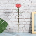 thumbnail image 4 of Transparent Rectangular Rose Flower Base Acrylic Display Stand Home Room Decoration Ornament, 4 of 5