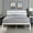 White_Queen, variant on Tcbosik Twin Size Metal Platform Bed with Wood Headboard, White