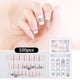 thumbnail image 3 of Seitruly 1 Juego de uñas sin pegamento de longitud media estilo cuadrado prensa mate en envolturas de cobertura completa suministros de salón kit de Juegos de manicura Tres Seitruly CE011881-03B, 3 of 6