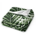 thumbnail image 2 of Kll Fleece Blanket Plush Throw Blanket Tropical Palm Leaves1,Soft Fuzzy Cozy Flannel Blanket For Couch Sofa Bed.(50"X40"), 2 of 9