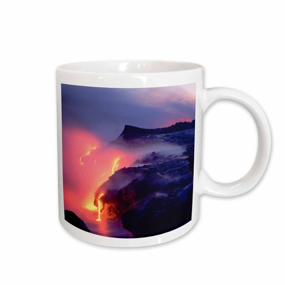 3drose, Kilauea Volcano, Hawaii Volcanoes Np, Hawaii - Us12 Dpb0528 - Douglas Peebles, 15oz Mug