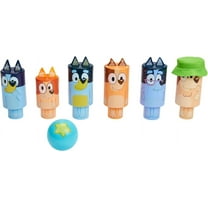 Bluey Wooden Character “Skittles” Bowling, Indoor & Outdoor Bowling Play, Ages3 