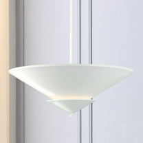 Luxury Modern Ceiling Light, White Plaster, UHP5050