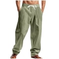 thumbnail image 2 of Njagoc3 Mens Lounge Pants, Loose Fit, Solid Color, Soft and Comfortable Fabric, Unique and Stylish, Great for Daily Wear and Lounging, 2 of 6
