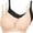 BK2, variant on 3 Pack Wireless Side Support Bra Back Hook Bra Soft Back Closure Bra Back Support Bra Light Support Back Bra Wireless Bras for Women Comfort Back Bra Back Closure Bra Wireless Side Support Bra