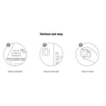 thumbnail image 2 of Aqara Zigbee Wireless Smart Switch - Portable Mini Remote Control for Intelligent Lights & Sockets, Multi-Functional Doorbell/Toggle Button, Battery-Powered, Easy Paste Installation, Works with Mijia, 2 of 6