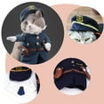 thumbnail image 3 of Costume Outfits with Hat Pet Dog Cat Halloween Costumes for Party Christmas Special Events Costume Uniform with Hat Funny Pet - L, 3 of 5
