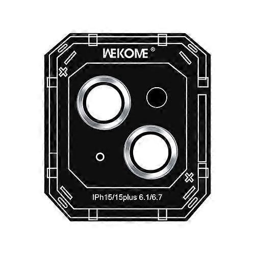 Pour iPhone 15 WEKOME WTPC-008 Film de Couverture d'Objectif en Métal Armure Corning