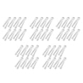 thumbnail image 1 of 40 pinzas de plástico para servir bufé, pinzas pequeñas para servir, pinzas para aperitivos, pinzas de cocina transparentes de 6,3 pulgadas, pinzas para hielo pequeñas, 1 of 7