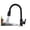 C, variant on Kitchen Faucet Pull Out Tap 2 Function Stream Sprayer Single Handle 304 Stainless Steel Kitchen Sink Hot Cold Water Mixer Taps