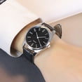 thumbnail image 2 of Mens Simple Business Fashion Leather Quartz Wrist Watch, 2 of 7