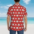 thumbnail image 6 of Balery Cute Baseball Print Men's Hawaiian Shirts Short Sleeve Beach Shirt Relaxed Fit Vacation Button Down Shirts-Medium, 6 of 9