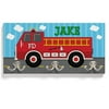 Personalized Fire Truck Coat Hanger