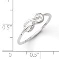 thumbnail image 3 of SS White Ice Infinity Diamond Ring Size 6, 3 of 3