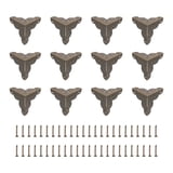 12Pcs Box Corner Protectors 25mm Metal Vint… product image