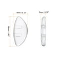 thumbnail image 2 of Eyeglass Nose Pad Thickness Anti-Slip Glasses Nose Grips Double Hole Insertion Glasses Nose Pads for Plastic Frames Clear, 2 of 7