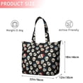 thumbnail image 4 of Black Cartoon Skull Pattern Travel Tote Bags for Women Carry On,Large Weekender Bags for Women Travel,Multi Functional Duffle Bag for Work,Shopping,Sports, 4 of 5