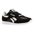 thumbnail image 2 of Reebok Men's Classic Nylon Walking Shoes Black/White Size14, 2 of 5