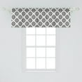 thumbnail image 2 of Ambesonne Tribal Window Valance, Grunge, 54" X 18", Black White, 2 of 3