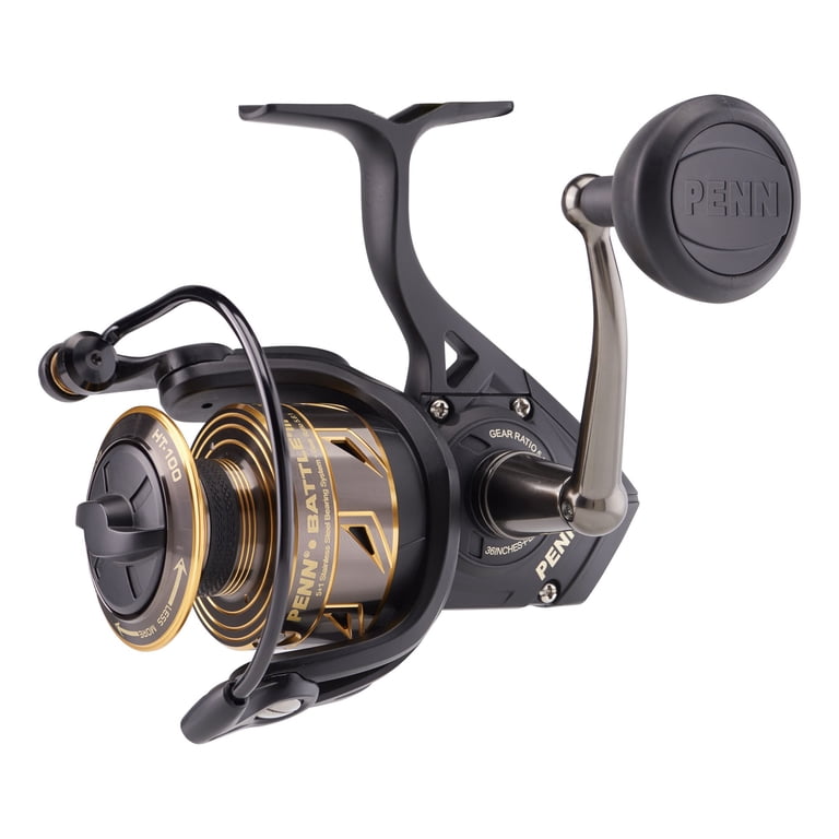 PENN Battle III Spinning Inshore/Nearshore Fishing Reel, Size 0