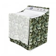 thumbnail image 3 of Philodendron Washer Cover, Tropical Woodland Forest Jungle Scene of Jungle Leaves Botany, Waterproof Dustproof Decorative Fabric, 29" x 28" x 40", Pale Green and Emerald, by Ambesonne, 3 of 3