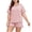 Pink, variant on Plus Size Women Pjs Set Short and Short Sleeve Shirts Sleepwear Summer Soft Pajamas Lounge Sets
