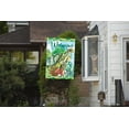 thumbnail image 4 of Welcome Summer Green Turtle Underwater Ocean Sea Coral Reef Plaid House Flag 28" x 40" Double Sided Polyester Welcome Large Yard Garden Flag for Patio Lawn Home Outdoor Decor, 4 of 6