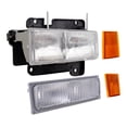 thumbnail image 3 of Headlights, Park Signal Marker Light Units, Upper Side Marker Reflectors & Lower Side Marker Light Units Compatible with 1990-1993 C/K Trucks 8 Piece Set, 3 of 9