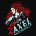 thumbnail image 2 of Junior's Kingdom Hearts Chain of Memories Axel, Got It Memorized  Racerback Tank Top Black 2X Large, 2 of 5