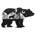 thumbnail image 1 of Bear-and-Wolf-Sticker, 1 of 4