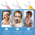 thumbnail image 5 of Cepillo de dientes eléctrico para niños impermeable, ultrasónico, limpieza automática de 360 °, cepillo de dientes para niños pequeños de 3 a 7 años, niños y niñascabezal de cepillo grande Jormftte CPB-DE-LYY531-1, 5 of 5