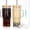 24oz-Boho Pattern 2 Cups Style, variant on 24oz Ribbed Glass Tumbler with Straw and Lid, Glass Cups with Handle, Stainless Steel Straws & Cleaning Brushes – Insulated Iced Coffee Cup for Smoothies, Tea, Cold Drinks, Set of 2