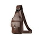 thumbnail image 2 of Bolso de hombro para hombre, bolso de pecho con carga, bolso de hombro de cuero informal a la moda, bolso cruzado, bolso de cintura impermeable, 2 of 6