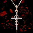 thumbnail image 3 of Cross Necklace for Women, Womens Cross Necklaces Stainless Steel Cross Pendant, 3 of 5